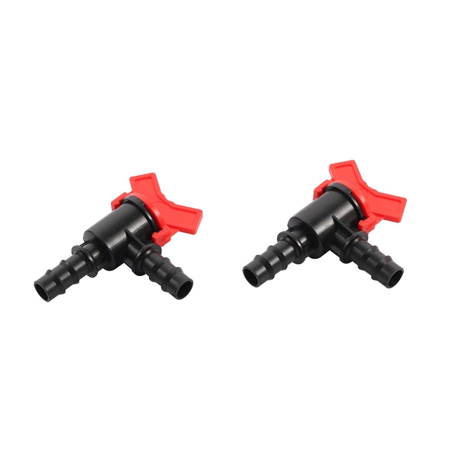 Adaptador de Conector de Manguera 90 Grados Dn16 Válvula de Control Bidireccional Riego por Goteo de Invernadero Riego Jardinería Interruptor de Tubería de Pe Conector Impermeable 2 Piezas