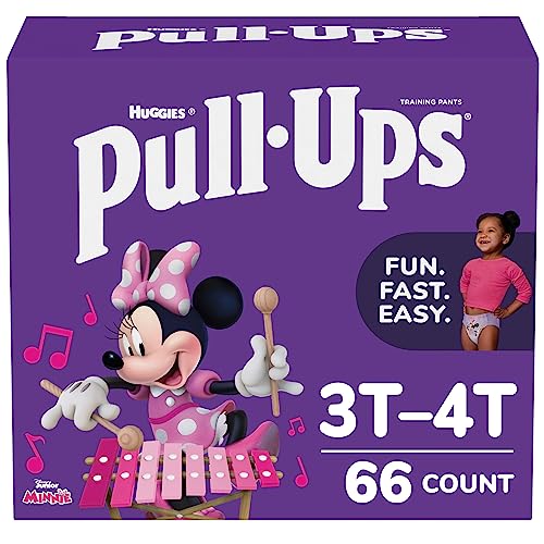 Pull-Ups Learning Designs Training Pants for Girls, 3t-4t, 66 Count