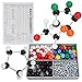 Ausla Molecular Chemistry Model Kit, 240 Stück Chemiebaukasten Molekülbaukasten, Organische Chemie Molekülmodell für anorganische MI 4 günstig Kaufen-Ausla Molecular Chemistry Model Kit, 240 Stück Chemiebaukasten Molekülbaukasten, Organische Chemie Molekülmodell für anorganische