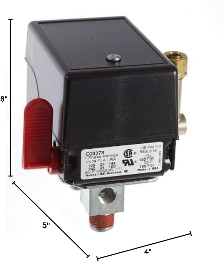 Craftsman Z-D23378 Air Compressor Pressure Switch