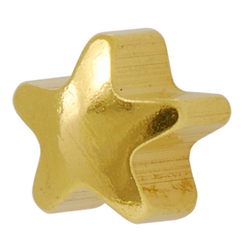 Studex Médical Goujon Étoile Avec Cristal 4mm – Plaqué Or Antiallergique – Neuf Avec étiquettes