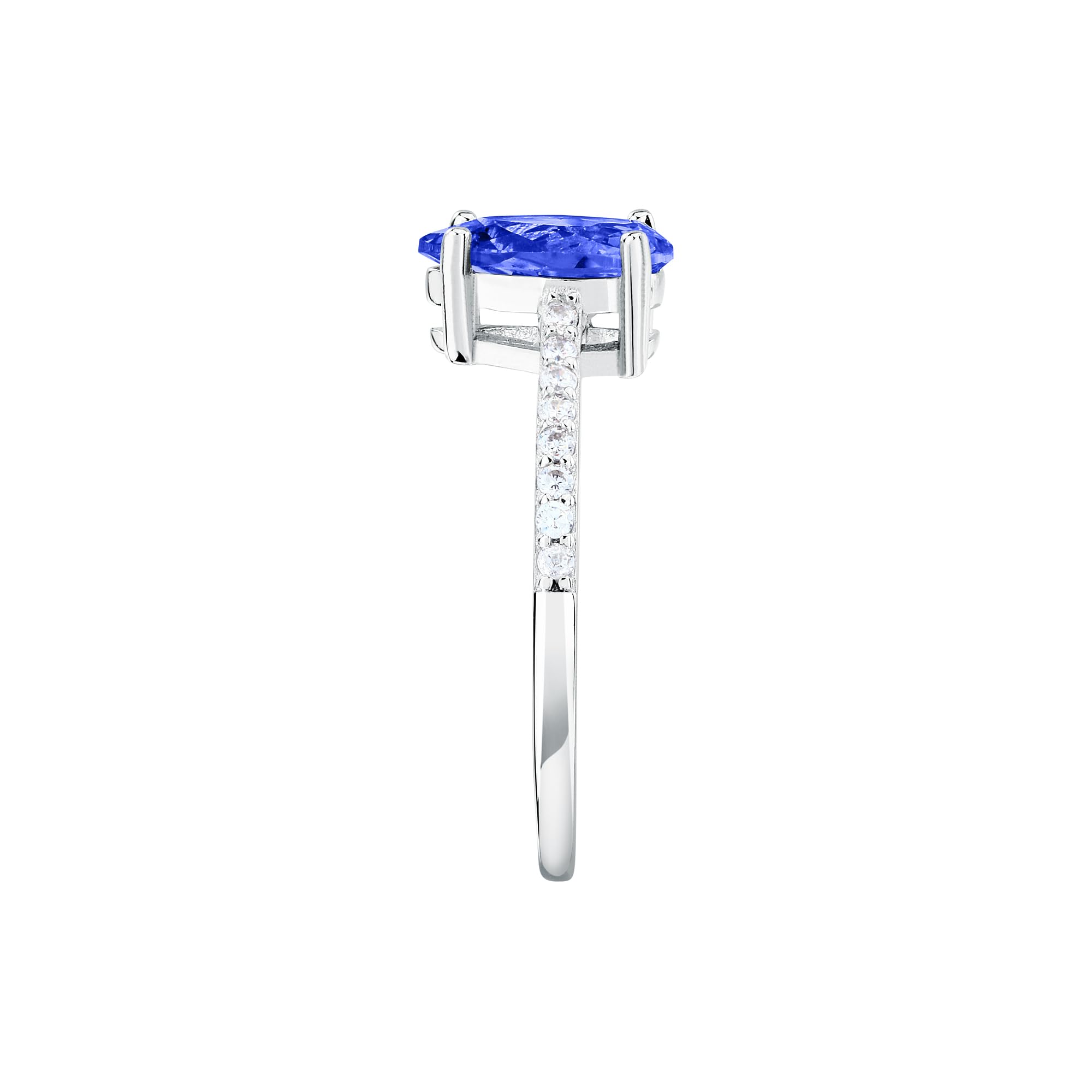 Morellato Anello Donna in Argento 925% Riciclato, Zirconi, collezione Tesori - SAIW204010