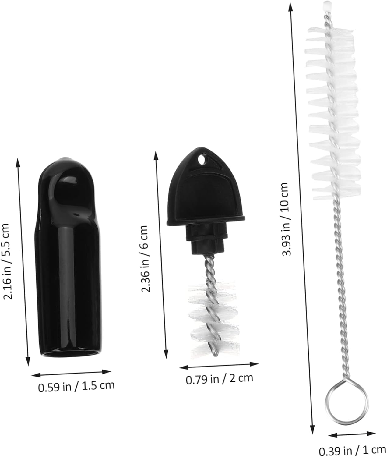 ABOOFAN 3sets Beer Faucet Caps Beer Tap Brush Cap Draft Plug Kit Easy Cleaning Tool for Tap Faucet Cleaning Brush