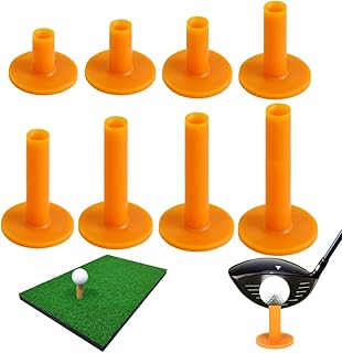 MaT store ゴルフティー ゴム 練習用 ゴム製 ゴルフ ティー 耐久性 安定性 8個セット