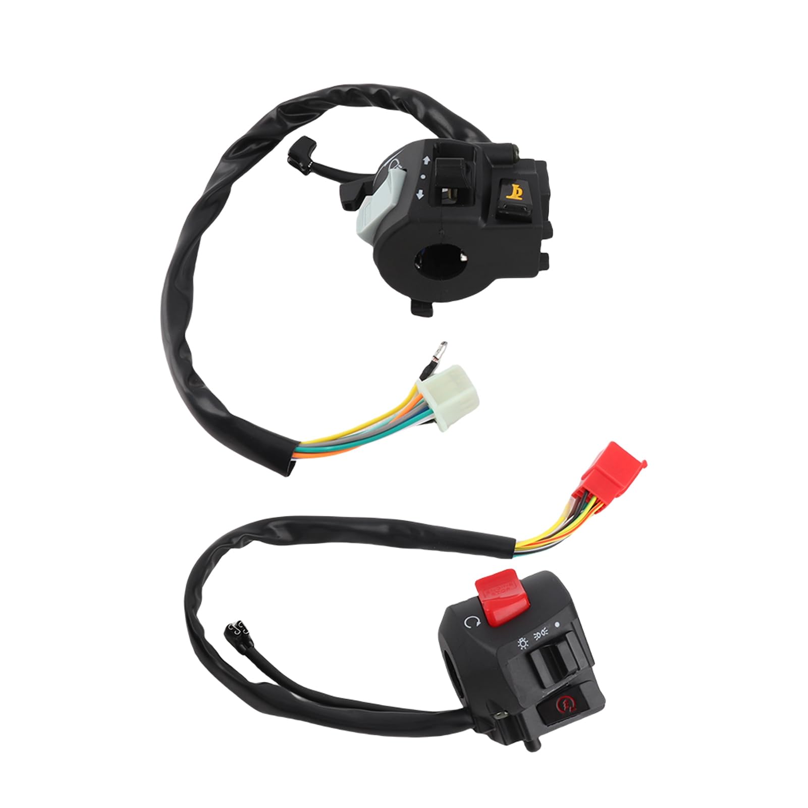 Comandi Moto Manubrio Interruttore Luce Segnale Svolta Corno Universale 2pcs