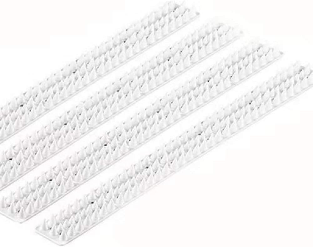 Haierc Plastic Bird Spikes Defender Spikes for Cats Wild Cat Squirrel Fence Wall Window Railing Defender 10 X 49cm