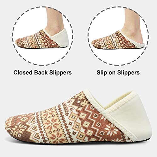Image of Fires Womens Mens Slippers with Rubber Sole Soft-Lightweight House Slipper Socks Around House Shoes Non Slip Indoor /Outdoor