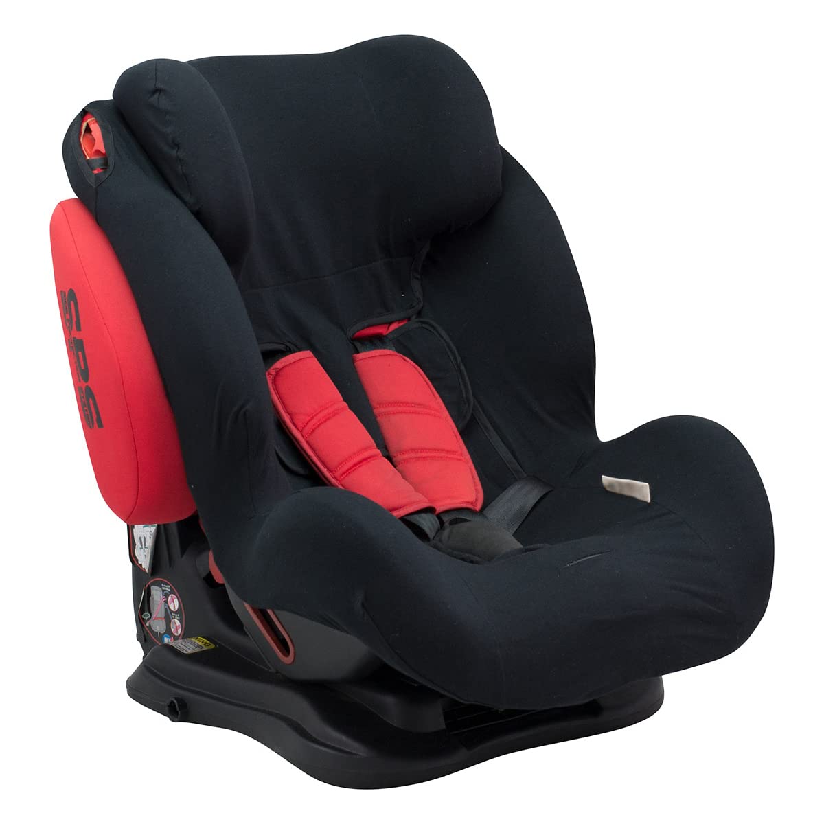 JYOKO KIDS Rivestimento per seggiolino auto in cotone compatibile con BeCool Thunder, Foppapedretti, BQ-06 (Black Series)