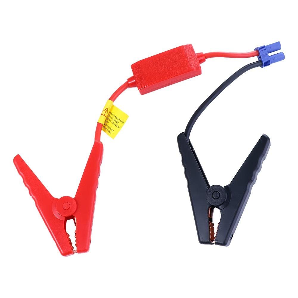 Vctitil Booster Jumper Cable with Battery Clamp, Automotive Emergency Battery Jumper Starter Cable Portable 12V Replacement Booster Battery Clip Connector