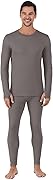 Cuddl Duds Thermal Underwear Shirt and Leggings Set for Men - Heavyweight Fleece Lined Long Johns - Winter Clothes Base Layer