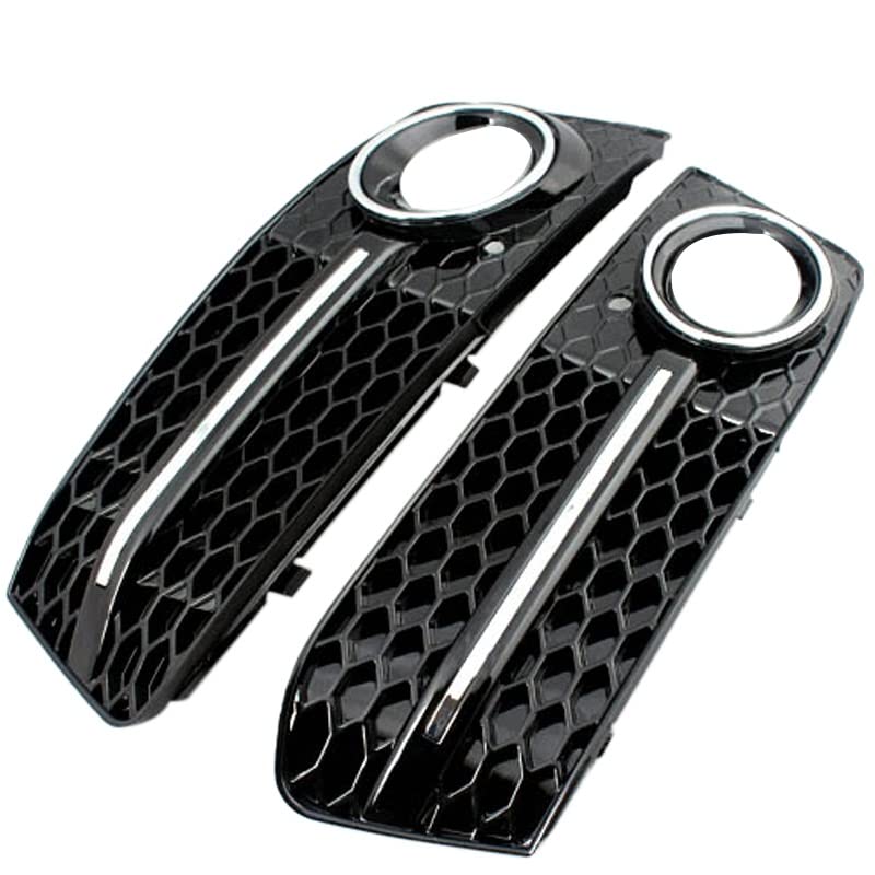 Parrillas para parachoques delantero de Audi A4 B8 2009-2012 con rejilla de panal