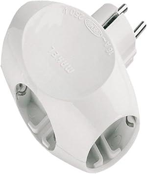 Makel 10015 Goliath, 16 A, 250 V, White