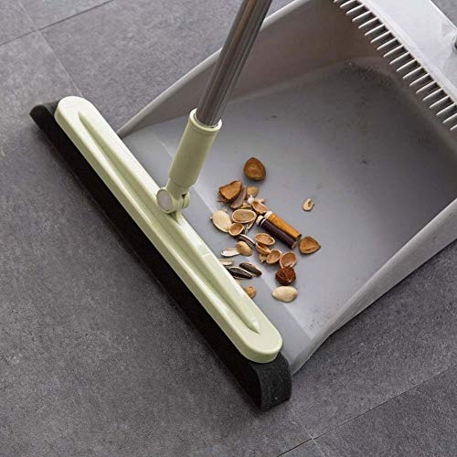 Betti Household Long Handle Broom Magic Sponge Floor Cleaner Dust Brush Multifunctional Home Office Cleaning Tool Stainless Steel Floor Shower Squeegee (Color : Blue) #TOP4