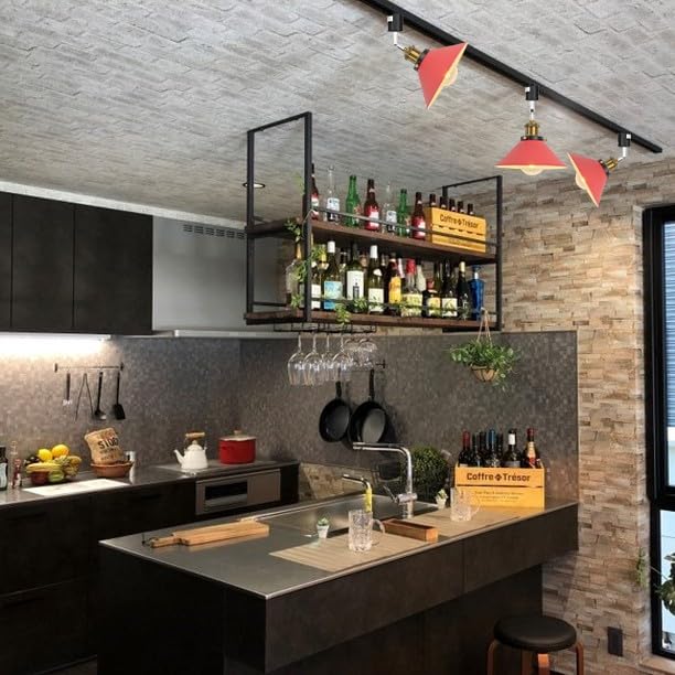 Amazon.co.jp : KIVEN ペンダントライト ダクトレール式 吊り下げ