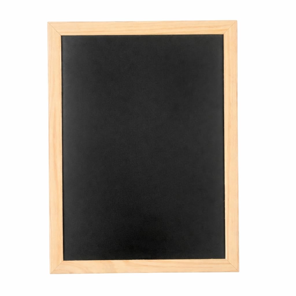 YAJNAS Black Board for Kids | Wood - Double Sided Blackboard Slate | Pre-Writing Toys | Educational Kids Toys | Heavy Duty Slate Chalk Boards with Frame 9x11 Inch (23x28 cm) — Amazon image 9