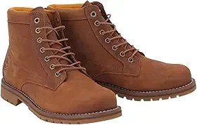 Bota masculina Redwood Falls Mid impermeável, Selim de flor integral, 7.5 Wide