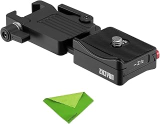 Placa de liberação rápida personalizada Zhiyun Crane M3 para Nikon Z fc, para configuração de câmera instantânea, troque a bateria da câmera sem desmontar totalmente a câmera