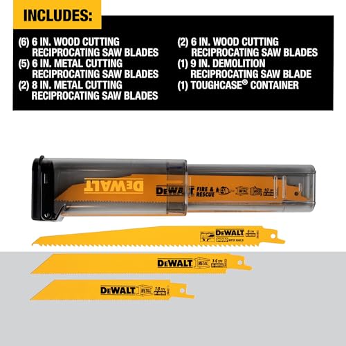 DEWALT Bi-Metal Reciprocating Saw Blade Multi TPI (16 Pack) (DW4899C) - image 2