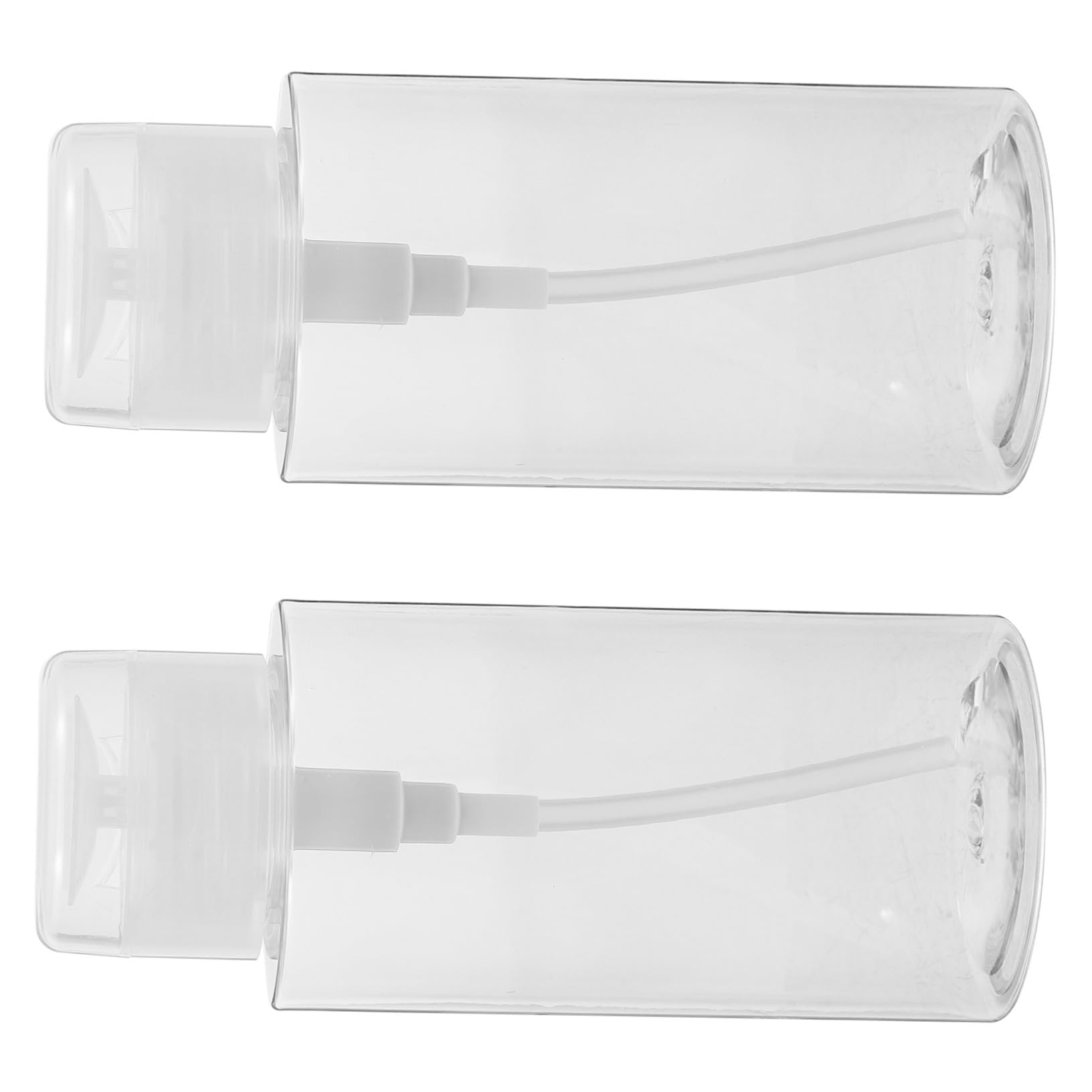 Bottiglia Dispenser per Struccante 300ml Petg Trasparente 2 Pezzi