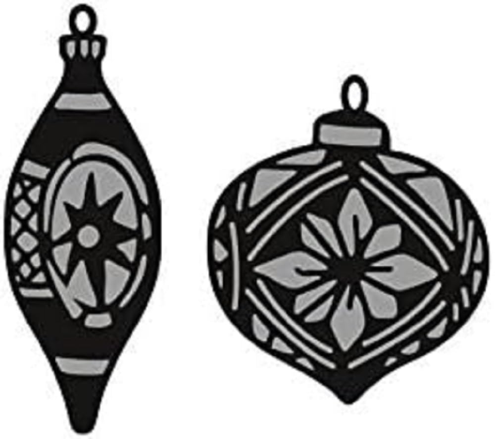 Marianne Design Grey Craftables Tiny's Ornaments Baubles Die,