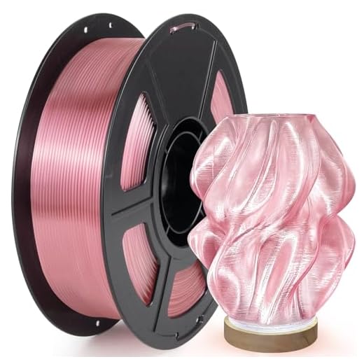 IEMAI Clear PETG Filament 1.75mm 1kg, Crystal Transparent Pink 3D Printer Filament Up to 600mm/s Printing, Tough & Durable for Lampshade, Creative DIY & Home Decor