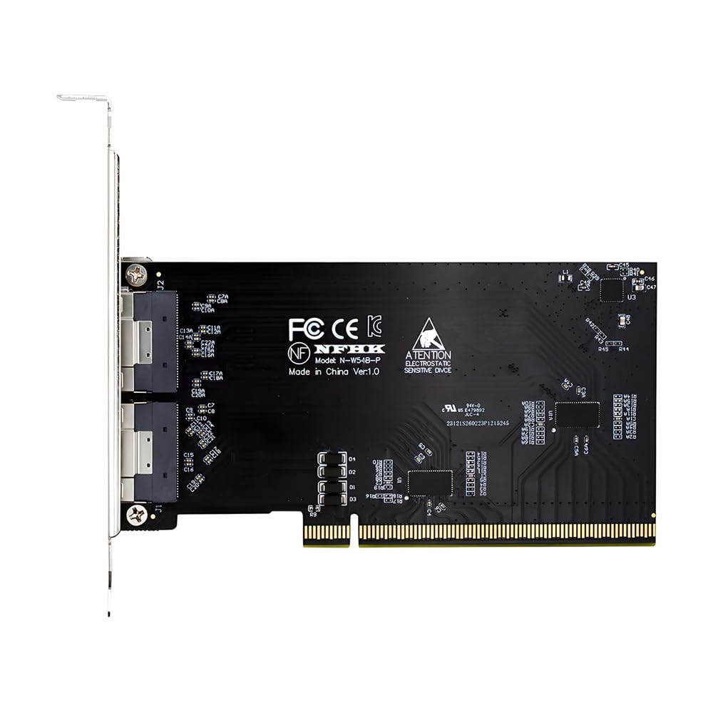 Xiwai Slimline Dual SFF-8654 8X 74Pin External to PCIE 16X Express 5.0 Card