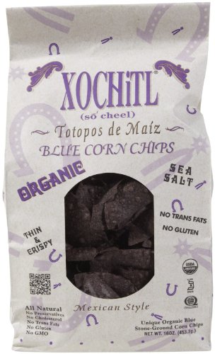 Xochitl Organic Blue Tortilla Chips, 16 oz image 3