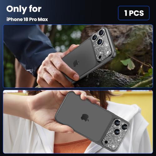 Image of WSKEN for 18 Pro Max Camera Lens Protector for iPhone - Military Grade