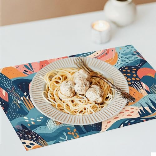 Sets de table faciles à nettoyer contre les taches et la chaleur - 8