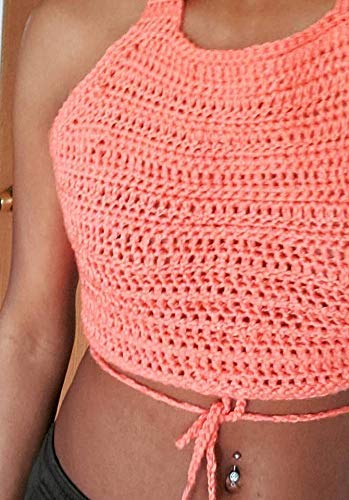 Crochet crop top amazon Clearance