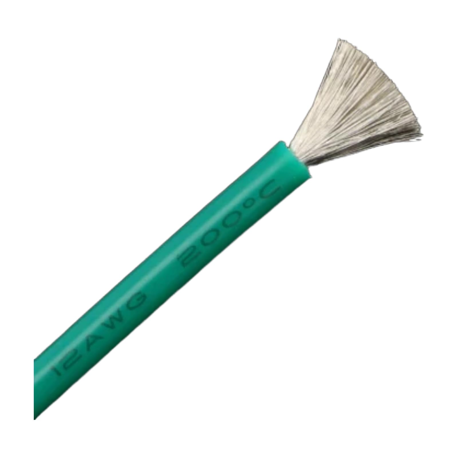 Cables eléctricos 30 28 26 24 22 20 18 16 AWG (verde; 50 metros; 16 AWG)
