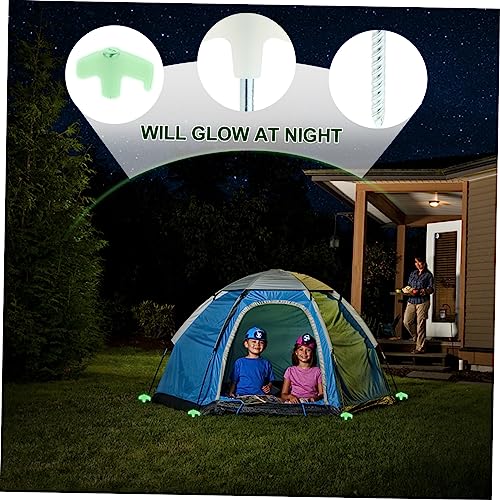 Estacas para tienda de campaña luminosas YARNOW que evitan tropiezos oscuros 4