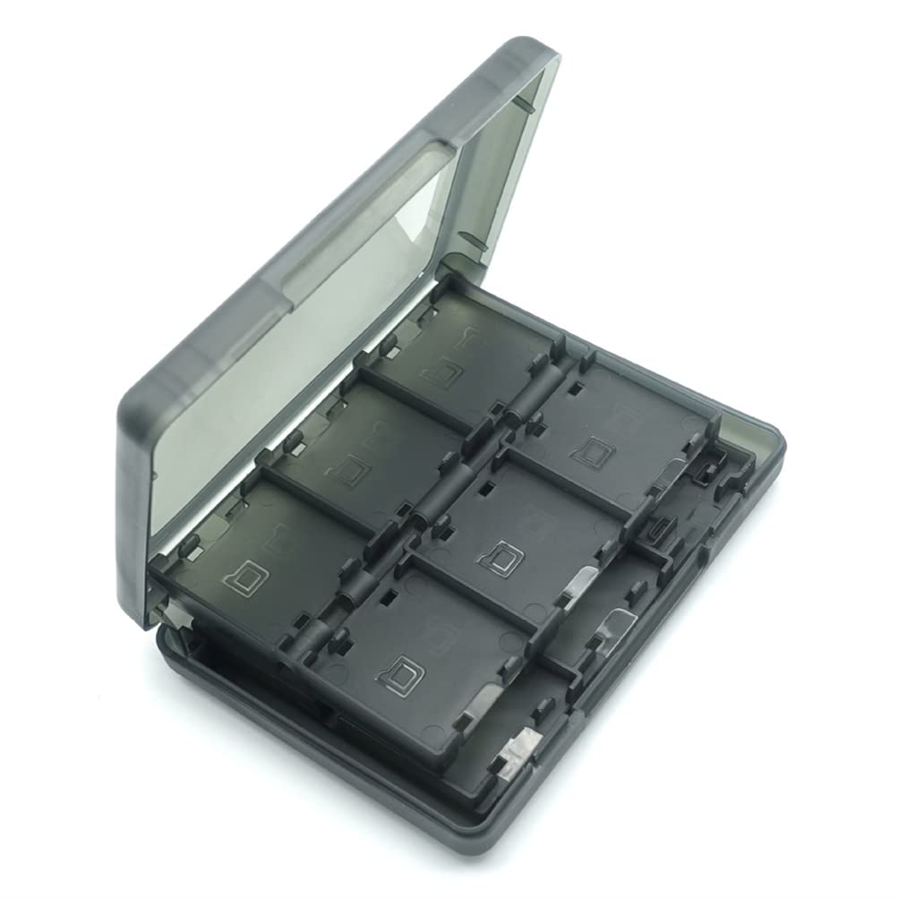 28 en 1 Funda para tarjetas de videojuegos Porta cartuchos Lite Compatible con 3DS / 3DS / DSi/DSi XL/DSi LL/DS/DS (negro)