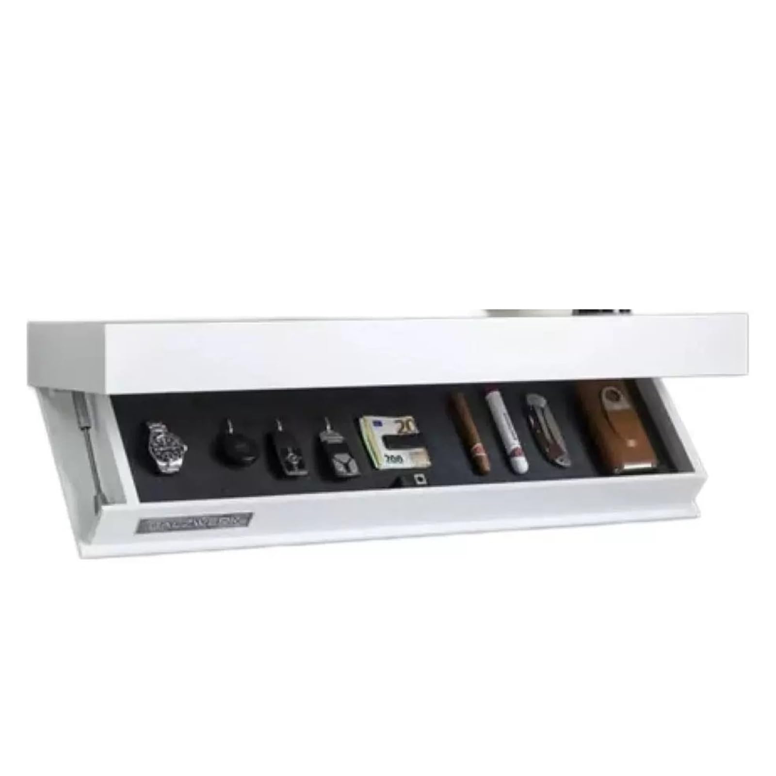 Geheimfach MöBel,Schrank Mit Geheimfach Dekorative Aufbewahrungsbox mit Geheimfach(Wood Color)