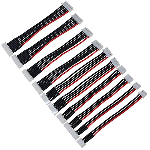 Cables de extensión JST-XH 2S-6S SoloGood de silicona 22 AWG para carga de baterías LiPo