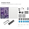 SMD Soldering Practice Kit, Electronics Welding Training Board with LED Feedback, Complete DIY Electronic Component Set for Hobbyists & Students (14+ Years)