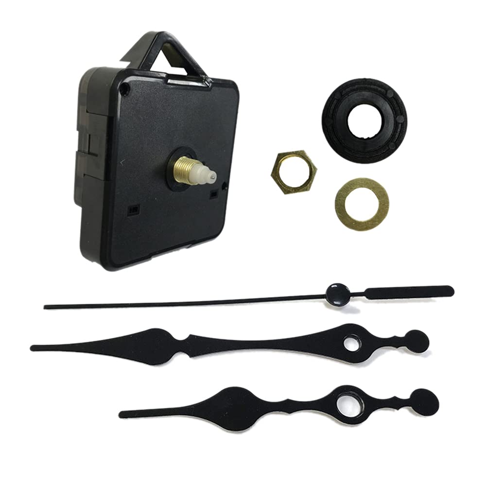 CTRLZS Silent Quartz DIY Wall Clock Movement Mechanism Non-Ticking Repair Parts Replacement Kit, Clock Quartz Movement