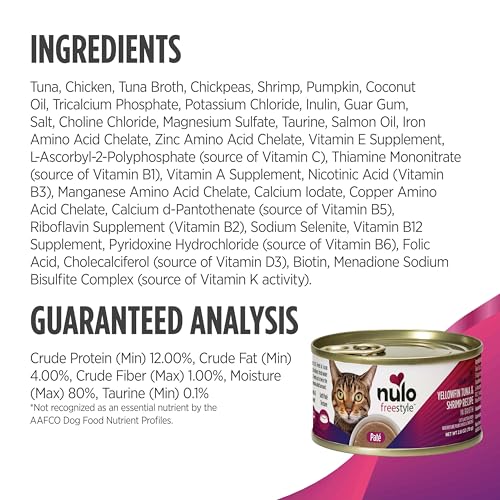 Nulo Freestyle Cat & Kitten Wet Pate Canned Cat Food,Premium All Natural Grain-Free, with 5 High Animal-Based Proteins and Vitamins to Support a Healthy Immune System and Lifestyle 2.8 oz (Pack of 12) - Image 5