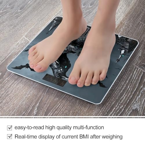 Báscula digital Obsidian Raven Tower para baño miniatura 5
