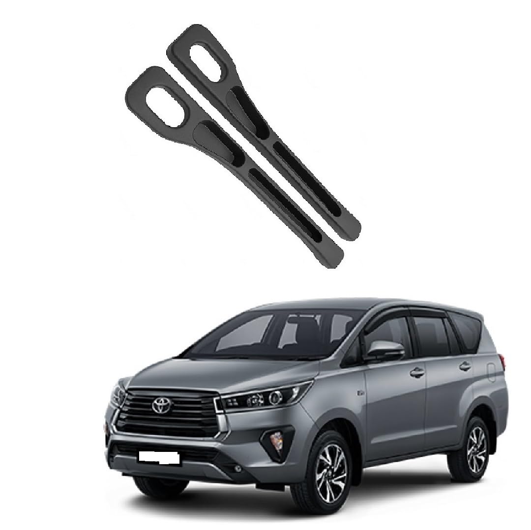 Car Seat Gap Filler Organizer for Driver & Co-Pilot | Premium Black Leather Look Car Seat Crevice Storage Box | Prevent Item Drop Between Seats | Universal Fit for Toyota Innova Crysta-image-23