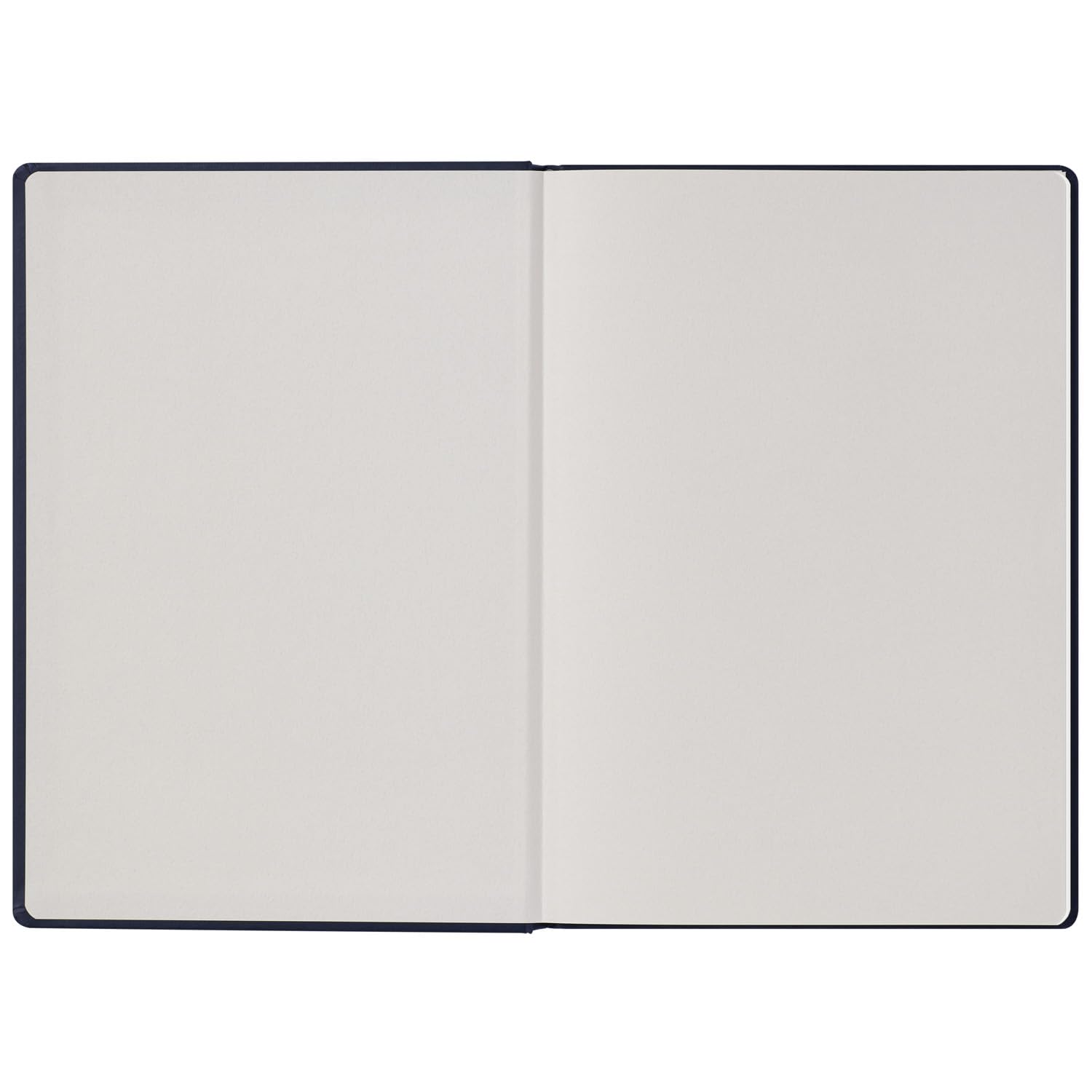 Maruman Mnemosyne Dot Grid Journal- A5, 8.5" x 6.02", 120 Sheets / 240 Pages, 5mm Doted Notebook, Book-bound With Premium Navy Hardcover, Includes Bookmark & Elastic Closure, Made in Japan