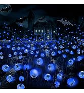 Outdoor Halloween Decorations, 2-Pack Solar Swaying Garden Lights, Scary Eyeball Solar Landscape ...