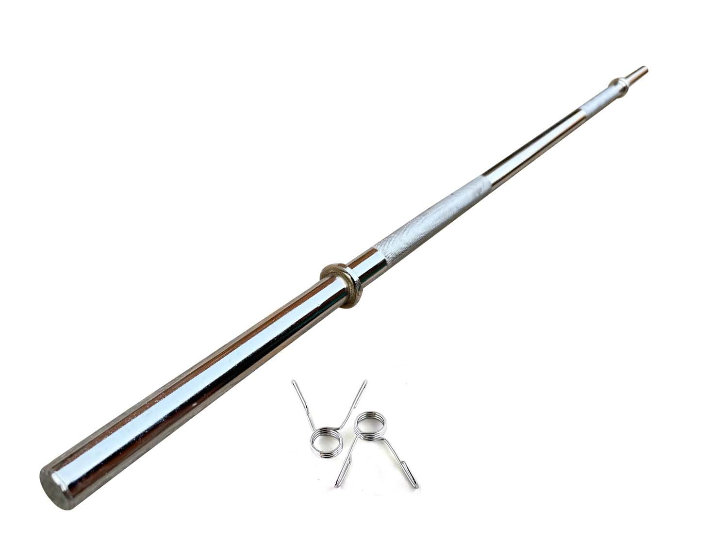 Premium 28mm (7 Feet) Solid Steel Gym Barbell Rod – Anti-Slip Grip, Chrome-Plated Weightlifting Bar for Home & Commercial Gym | Durable Workout Bar for Strength Training & Powerlifting (3 Feet)-image-48