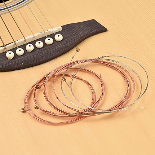 Btuty Cordes pour guitare acoustique 6 pièces, noyau en acier, alliage de cuivre et phosphore, cordes enroulées pour… - Les Beatles, Paul McCartney, John Lennon, RIngo Starr, George Harrison Btuty Cordes pour guitare acoustique 6 pièces, noyau en acier, alliage de cuivre et phosphore, cordes enroulées pour… – Image 4