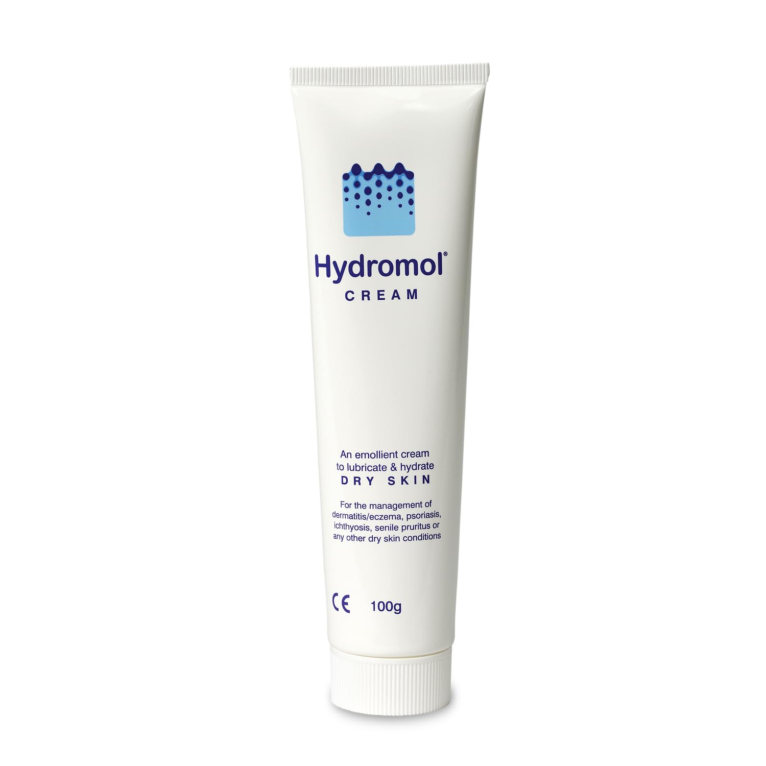 Hydromol Emollient Cream for Eczema, Psoriasis & Dry Skin, 100 g