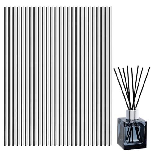 GYTFOG 100PCS Reed Diffuser Sticks, Large Black Reed Diffuser, 30cm X 3mm Diffuser Sticks, Reeds For Diffusers, for SPA, Bedroom, Home, Office, Hotel Reed Diffuser Sticks