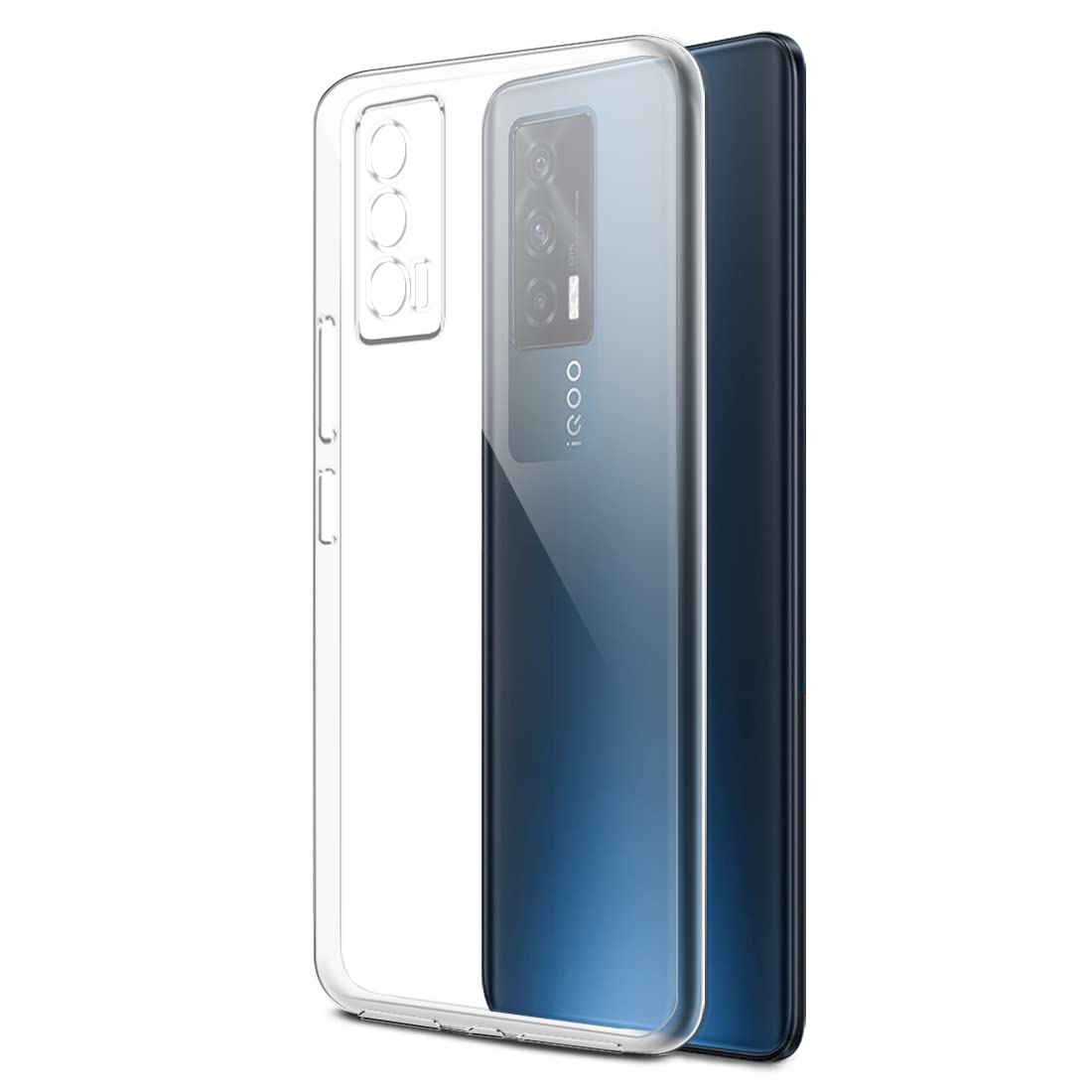 Fashionury Transparent Crystal Clear Back Cover Case for iQOO 7 5G | Shockproof Soft TPU Case | Cushioned Edges for Ultimate Protection (Transparent) (B0C191HZ8F) Amazon Price History, Amazon Price Tracker