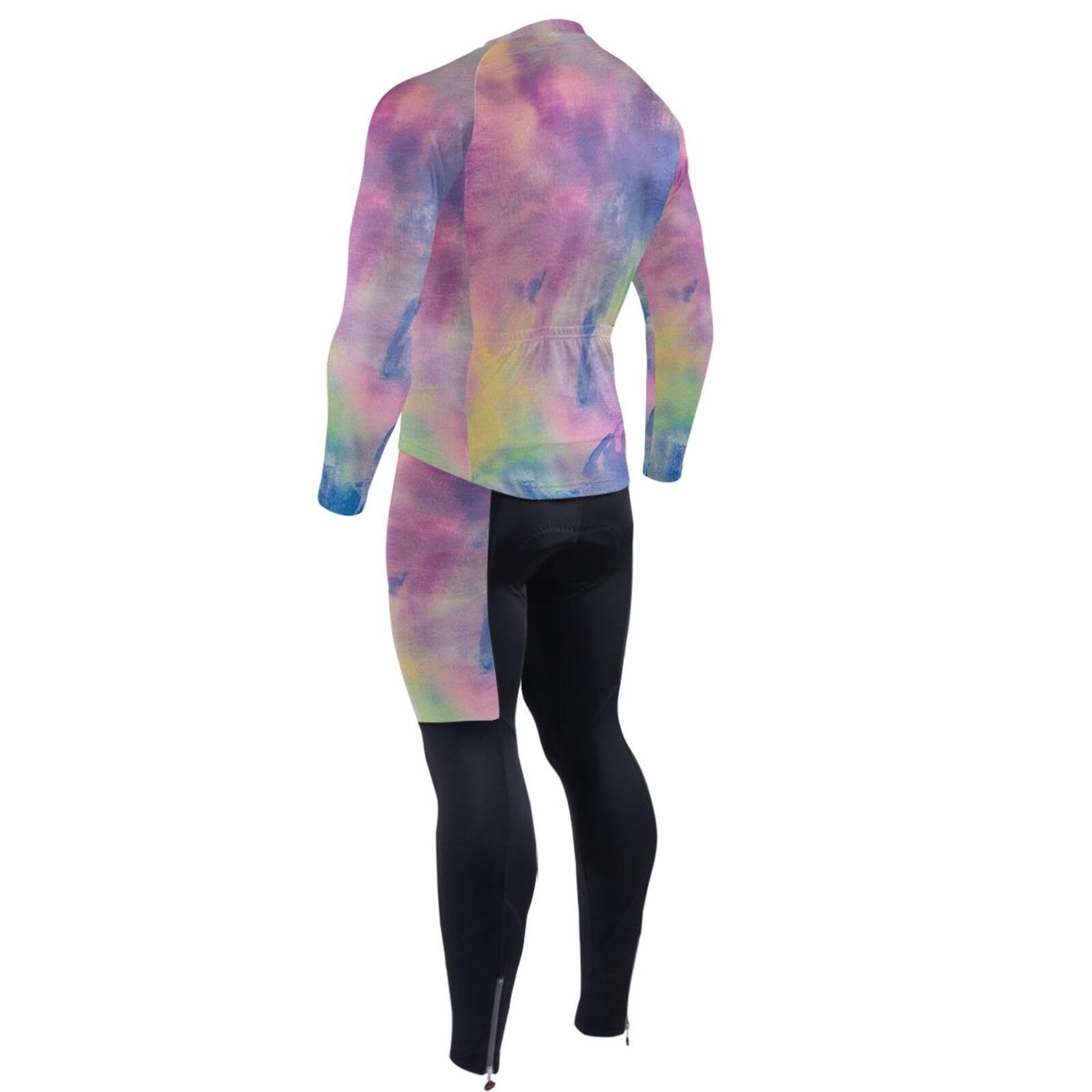 Radtrikot-Set mit Taschen, schnell trocknend, für Herren, 3D-gepolstert