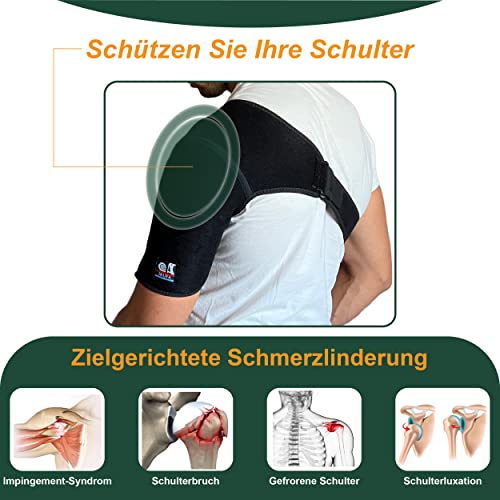 Schulterbandage IRUFA 3D atmungsaktiv Abstandsgewirke AC