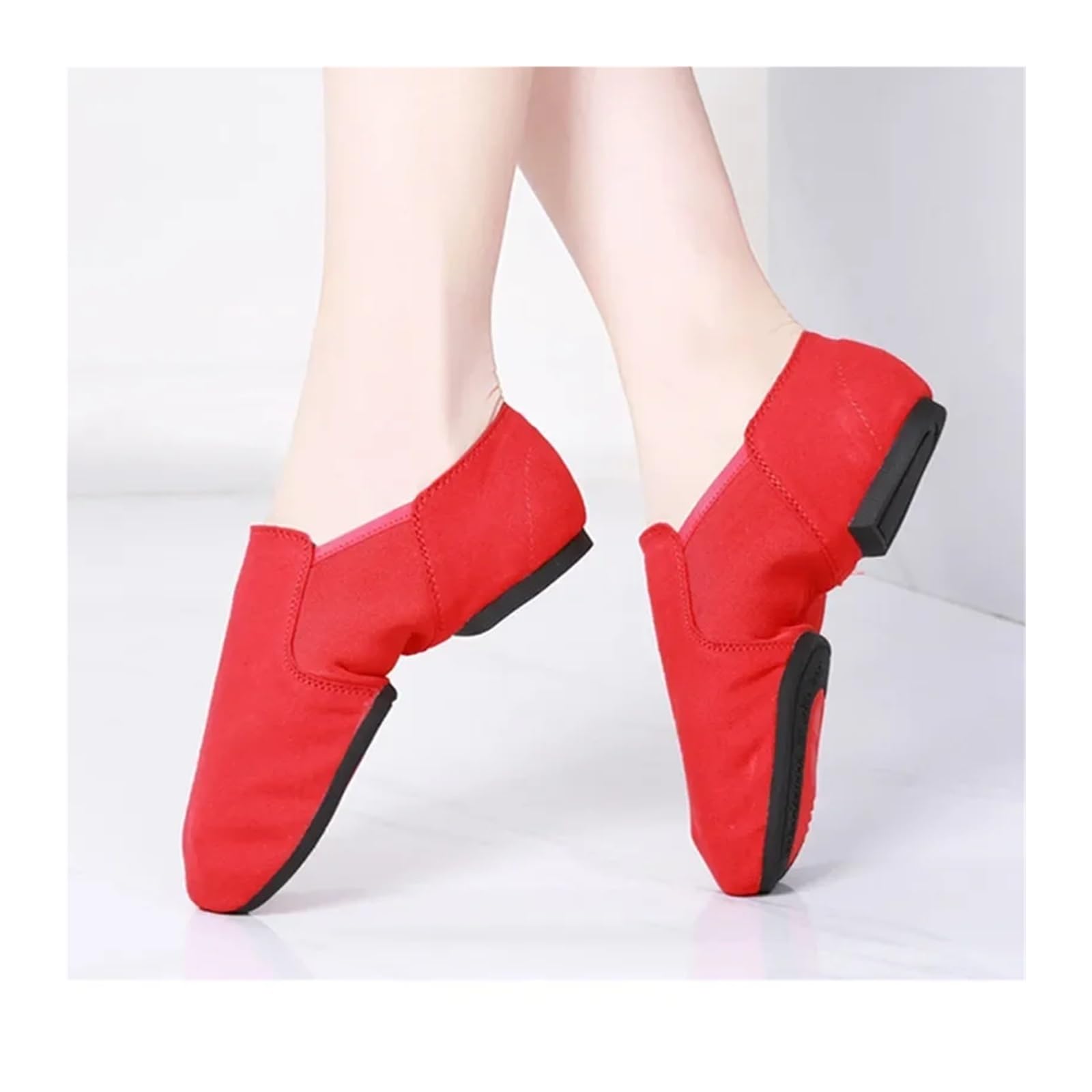 Zapatillas Ballet Niña Zapatos de Lona for Mujer, con Suela de Goma Suave for Exteriores, for Adultos, for Profesores de Jazz, Ballet, Yoga y Baile